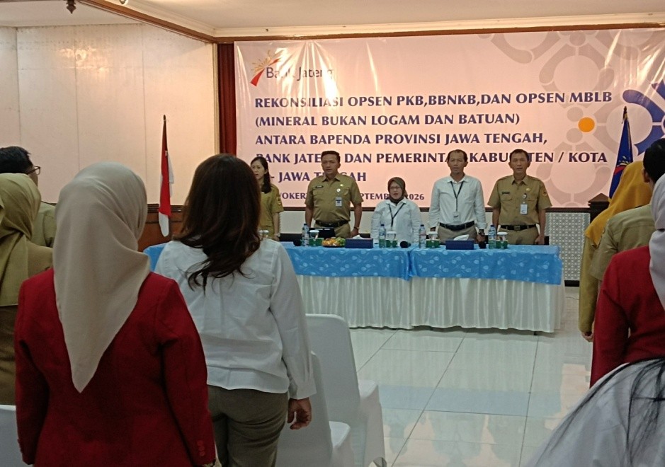 Rekonsiliasi Opsen PKB, BBNKB, dan MBLB Semester I 2026 Tingkat Provinsi Jawa Tengah Berjalan Lancar